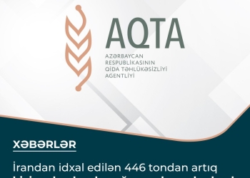 İrandan idxal edilən 446 tondan artıq kividə uyğunsuzluq aşkarlanıb