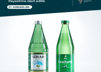 “Sirab”və “Badamlı” qazlı mineral suları Qida Təhlükəsizliyi Reyestrinə daxil edilib