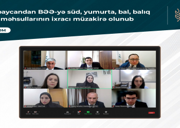 Azərbaycandan BƏƏ-yə süd, yumurta, bal, balıq və ət məhsullarının ixracı müzakirə olunub