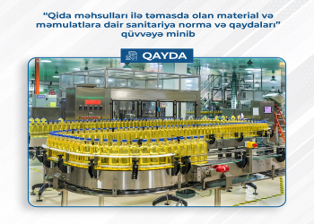 “Qida məhsulları ilə təmasda olan material və məmulatlara dair sanitariya norma və qaydaları” qüvvəyə minib
