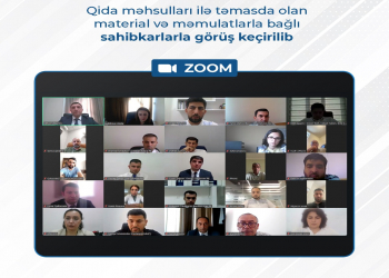 Qida məhsulları ilə təmasda olan material və məmulatlarla bağlı sahibkarlarla görüş keçirilib