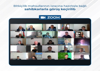 Bitkiçilik məhsullarının ixracına hazırlıqla bağlı sahibkarlarla görüş keçirilib