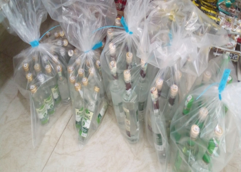 Gəncədə iki ticarət obyektində saxta alkoqollu içkilər aşkarlanıb