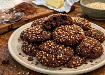 Çölü küncütlü xırtıldayan, içi yumşaq kakaolu peçenye