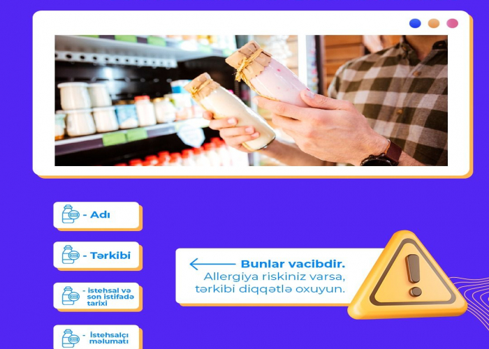 Qida məhsulu alarkən nələrə diqqət etməliyik?