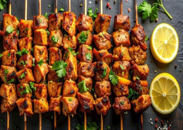 Pambıq kimi yumşaq toyuq şiş üçün marinə sirləri